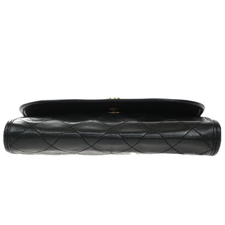 Chanel Vintage Round Flap Bag Quilted Lambskin