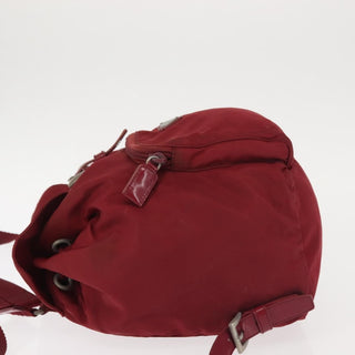 Prada Front Pocket Buckle Backpack Re-Nylon and Shearling