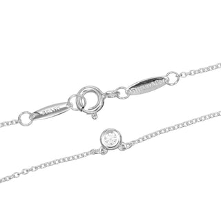 Tiffany & Co. Elsa Peretti Diamonds By The Yard Necklace Sterling silver with Diamond