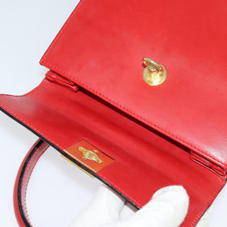 Celine Vintage Logo Top Handle Bag Leather