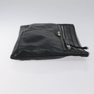 Balenciaga Classic City Clip Pouch Leather