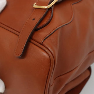 Gucci Vintage Bamboo Backpack Leather