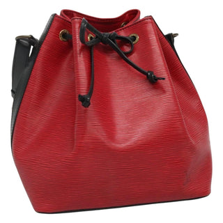 Louis Vuitton Petit Noe Handbag Two Tone Epi Leather