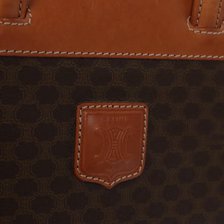 Celine Macadam Briefcase Canvas and leather