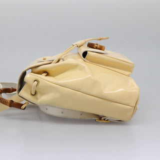 Gucci Vintage Bamboo Backpack Patent