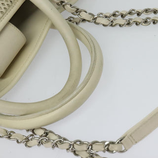 Chanel Deauville Tote Perforated leather