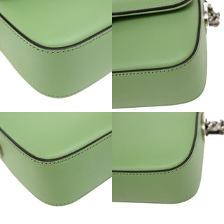 Gucci Petite GG Flap Shoulder Bag Leather