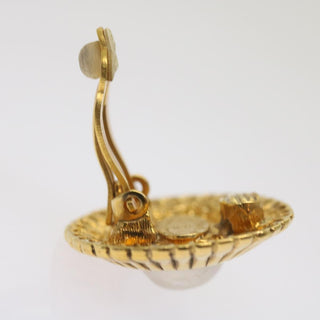 Chanel Vintage CC Clip-On Earrings Metal