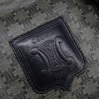 Celine Vintage Boston Bag Macadam Coated Canvas