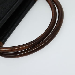 Chanel Vintage Wooden Ring Tote Caviar
