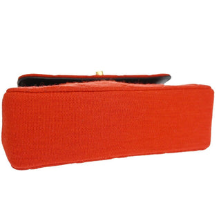 Chanel Vintage Clutch Pleated Leather