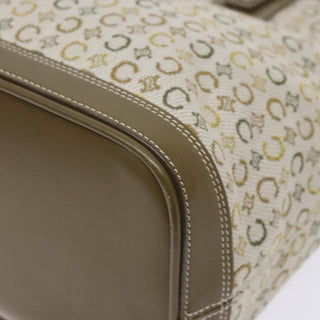 Celine Vintage Macadam Shoulder Bag Canvas