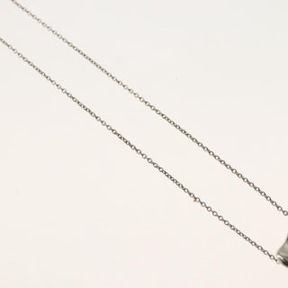 Tiffany & Co. Elsa Peretti Bean Pendant Necklace Sterling Silver