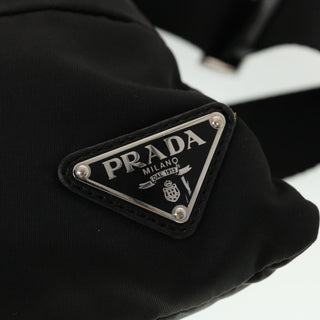 Prada Zip Messenger Bag Horizontal Quilt Tessuto
