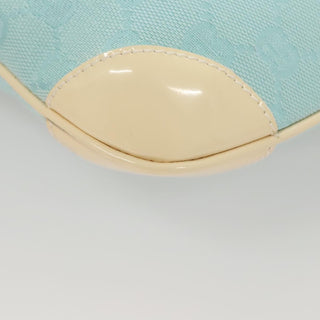 Gucci Vintage Zip Hobo GG Canvas and Patent