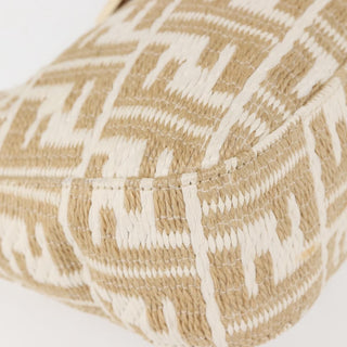 Fendi Vintage Shoulder Bag Zucca Raffia