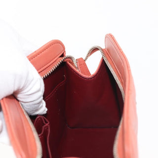 Chanel Classic Double Pocket Zip Pouch Quilted Lambskin