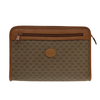 Gucci Micro GG canvas clutch bag Canvas