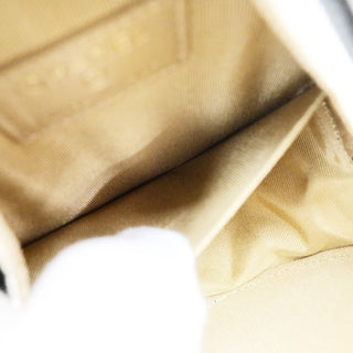 Chanel Chic Pearls Round Clutch with Chain Quilted Lambskin