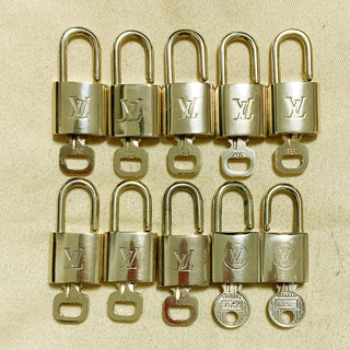 Louis Vuitton Cadenas Bag Charm Gold-plated