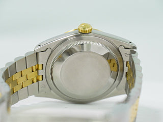Rolex Datejust Automatic Watch Stainless Steel and Yellow Gold