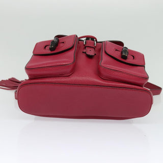 Gucci Bamboo Tassel Backpack Leather