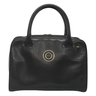 Celine Circle Logo Handbag Leather