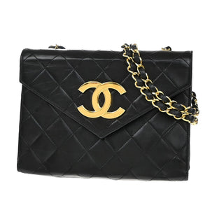 Chanel Vintage CC Mini chain Shoulder Bag Leather