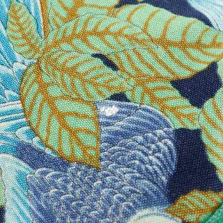 Hermes Vintage Drawstring Bucket Shoulder Bag Printed Canvas