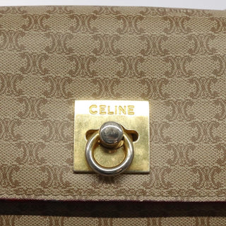 Celine Macadam Shoulder Bag PVC Leather