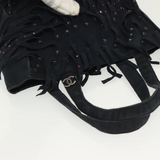 Chanel Vintage Fringe Tote Suede