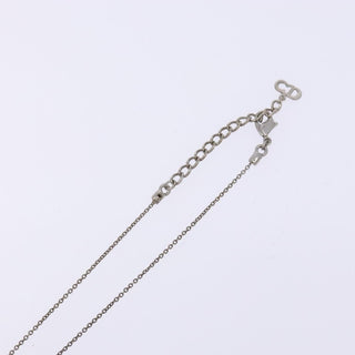 Christian Dior CD Pendant Necklace Metal