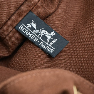 Hermes Polochon Mimile Drawstring Backpal Canvas