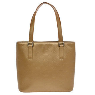 Louis Vuitton Mat Stockton Handbag Monogram Vernis