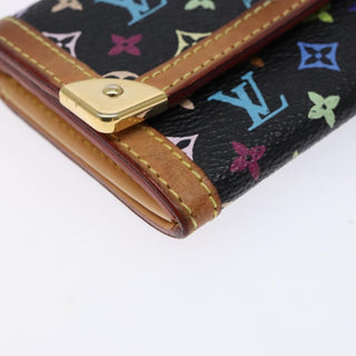 Louis Vuitton Porte-Monnaie Plat Coin Purse Monogram Multicolor