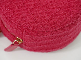 Chanel 19 Round Clutch with Chain Quilted Tweed