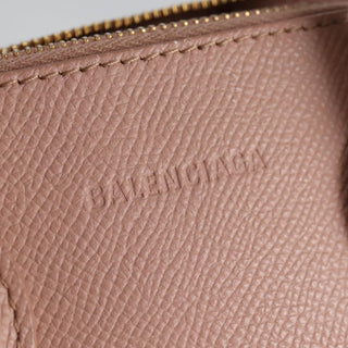Balenciaga Logo Ville Bag Leather