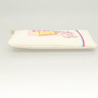 Chanel Coco Cuba Pouch Printed Quilted Canvas