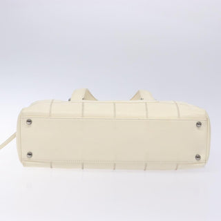 Chanel Square Stitch Duffle Bag Quilted Caviar