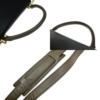 Celine Tricolor Trapeze Bag Leather