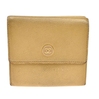 Chanel CC Trifold Flap Wallet Leather
