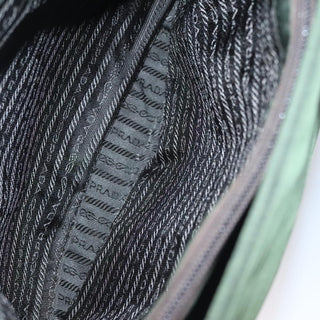 Prada Tall Zip Top Hobo Soft Calf