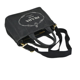 Prada Canapa Convertible Tote Canvas