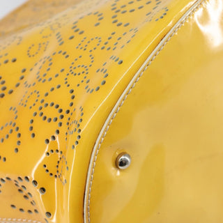 Chanel CC No.5 Shopping Tote Perforated Patent