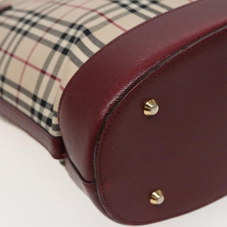 Burberry Nova Check Tote canvas check pattern