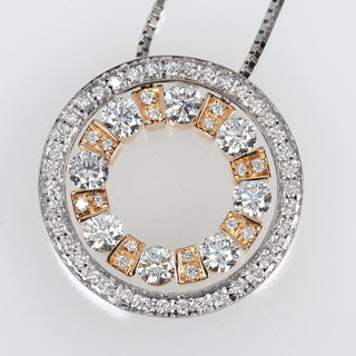 Damiani Belle epoque round necklace White Gold