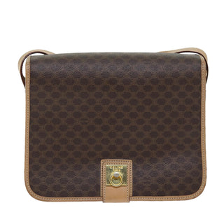 Celine Macadam Shoulder Bag PVC Leather