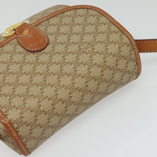 Celine Vintage Macadam Shoulder Bag Canvas