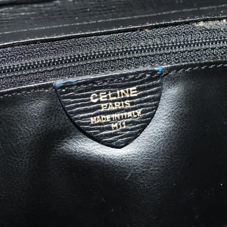 Celine Vintage Circle Logo Crossbody Bag Leather