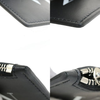 Valentino Garavani VLTN Zip Card Holder Leather